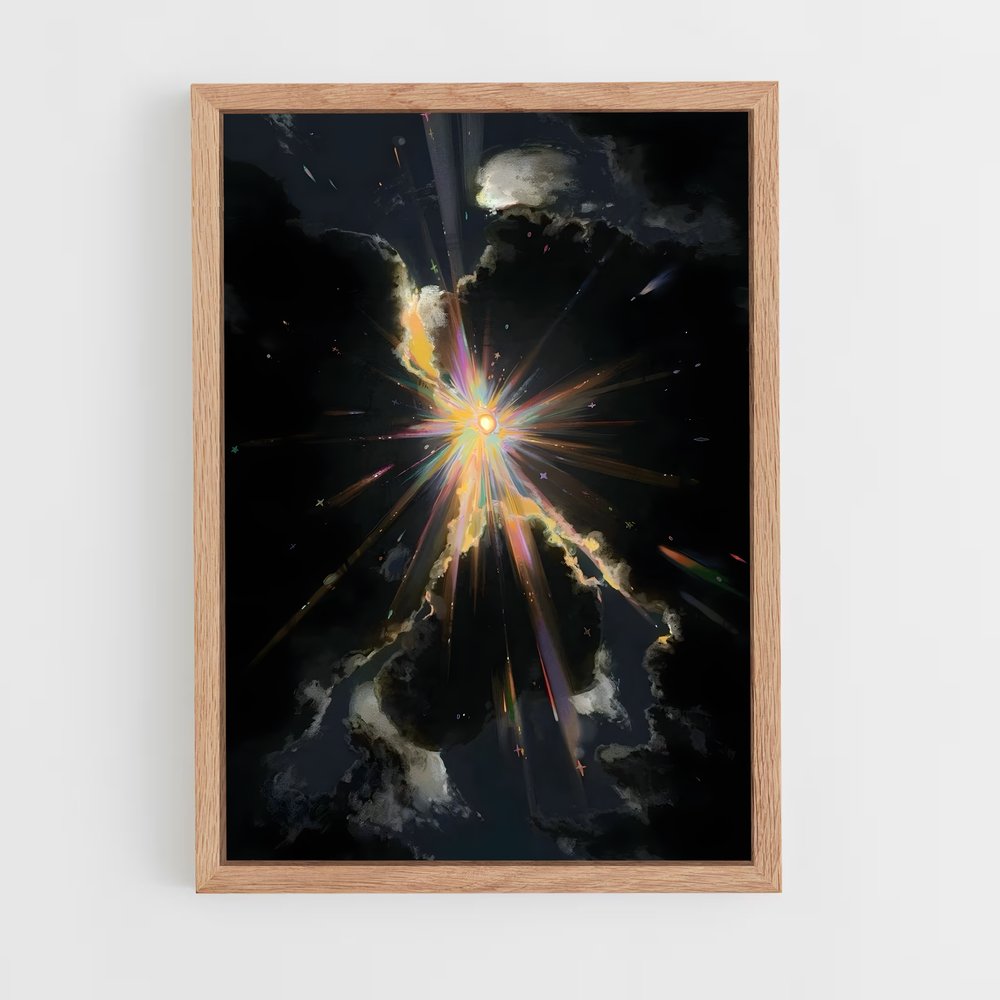 ap-nebula art-1 cadre Bois clair