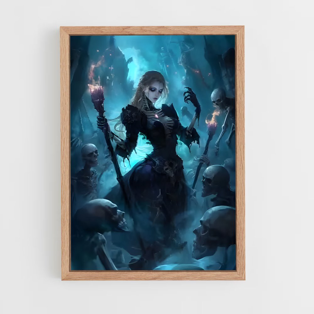 ap-necromancer diablo-2 cadre Bois clair