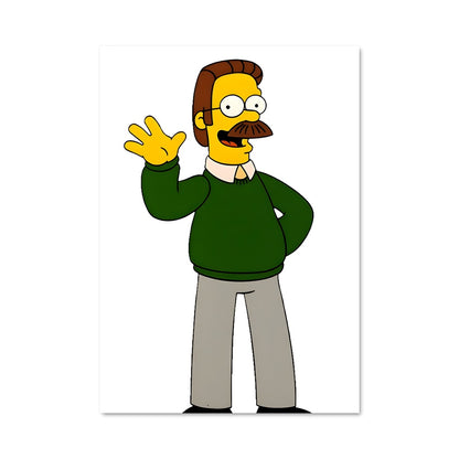 Poster Ned Flanders en Folie