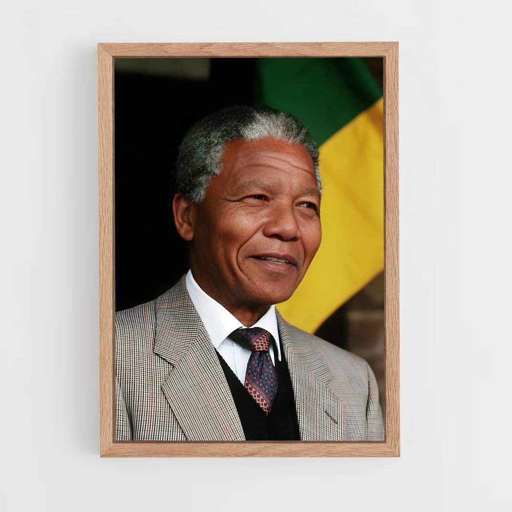 ap-nelson mandela-1 cadre Bois clair