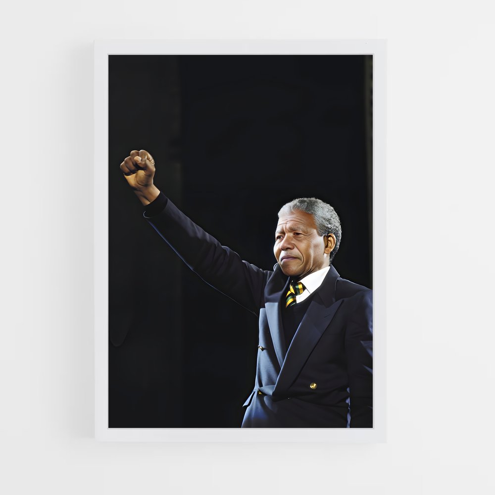 ap-nelson mandela-2 cadre Blanc