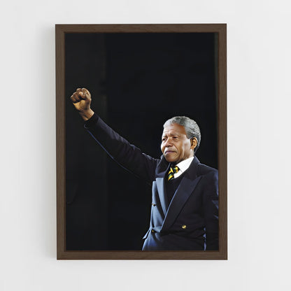 ap-nelson mandela-2 cadre Bois foncé