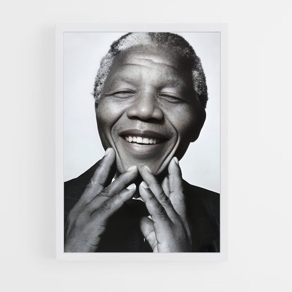 ap-nelson mandela-4 cadre Blanc