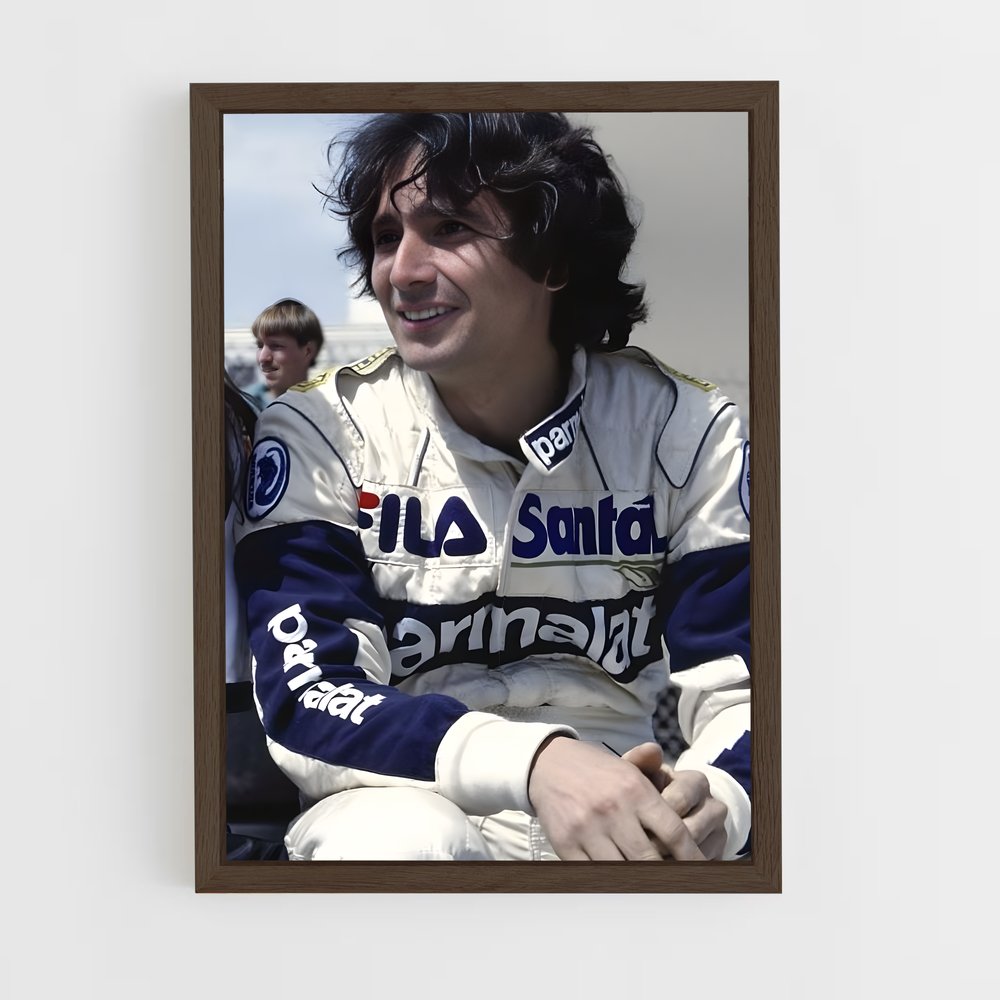 ap-nelson piquet-1 cadre Bois foncé