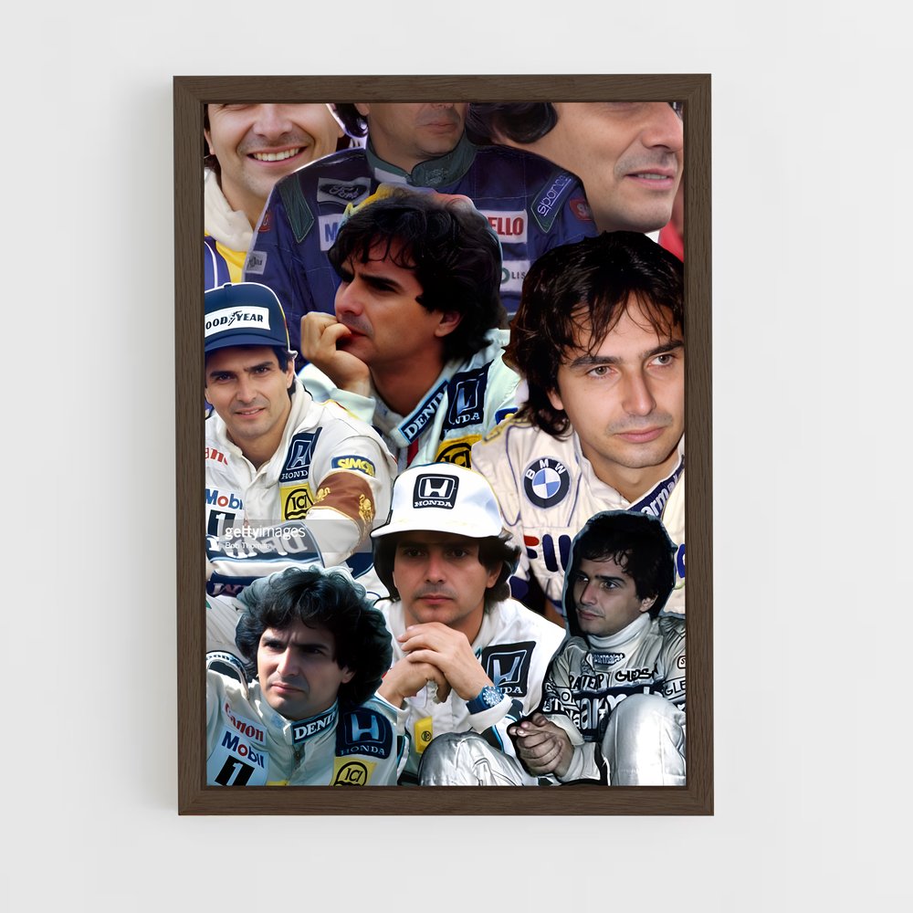 ap-nelson piquet-3 cadre Bois foncé