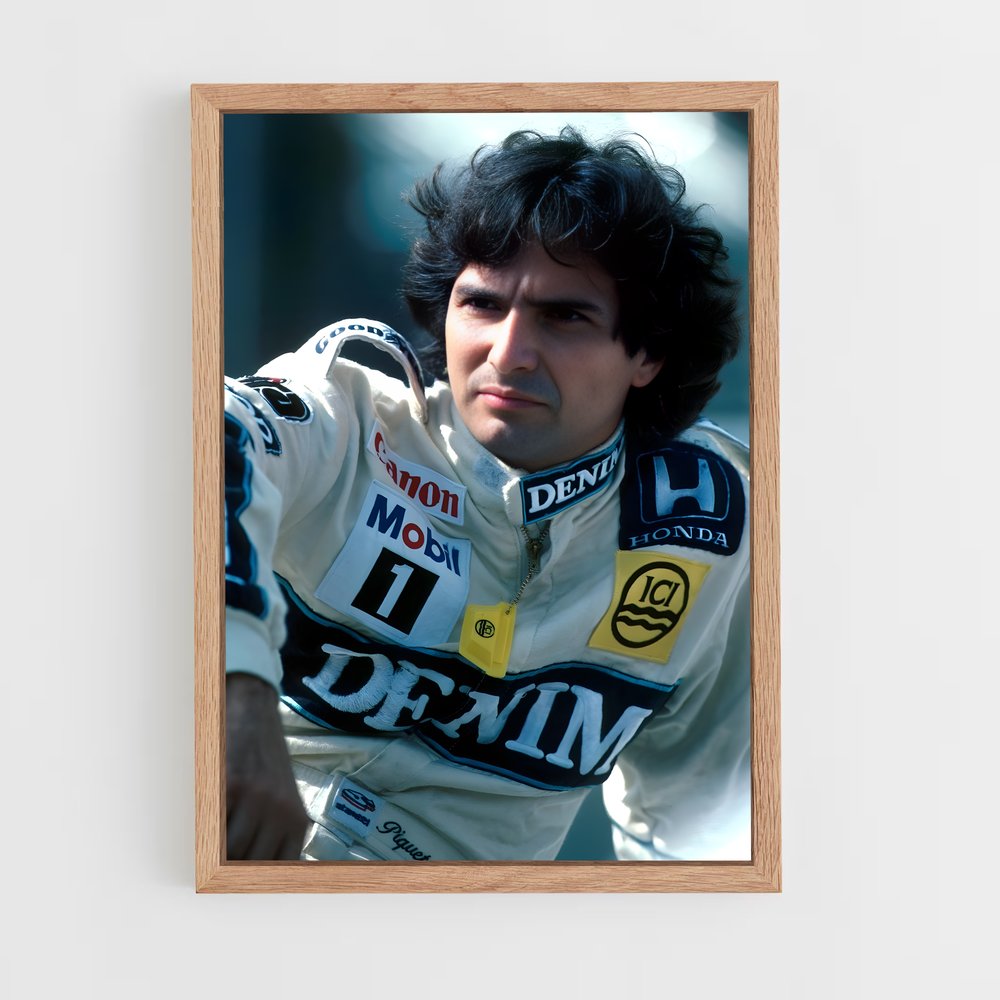 ap-nelson piquet-6 cadre Bois clair