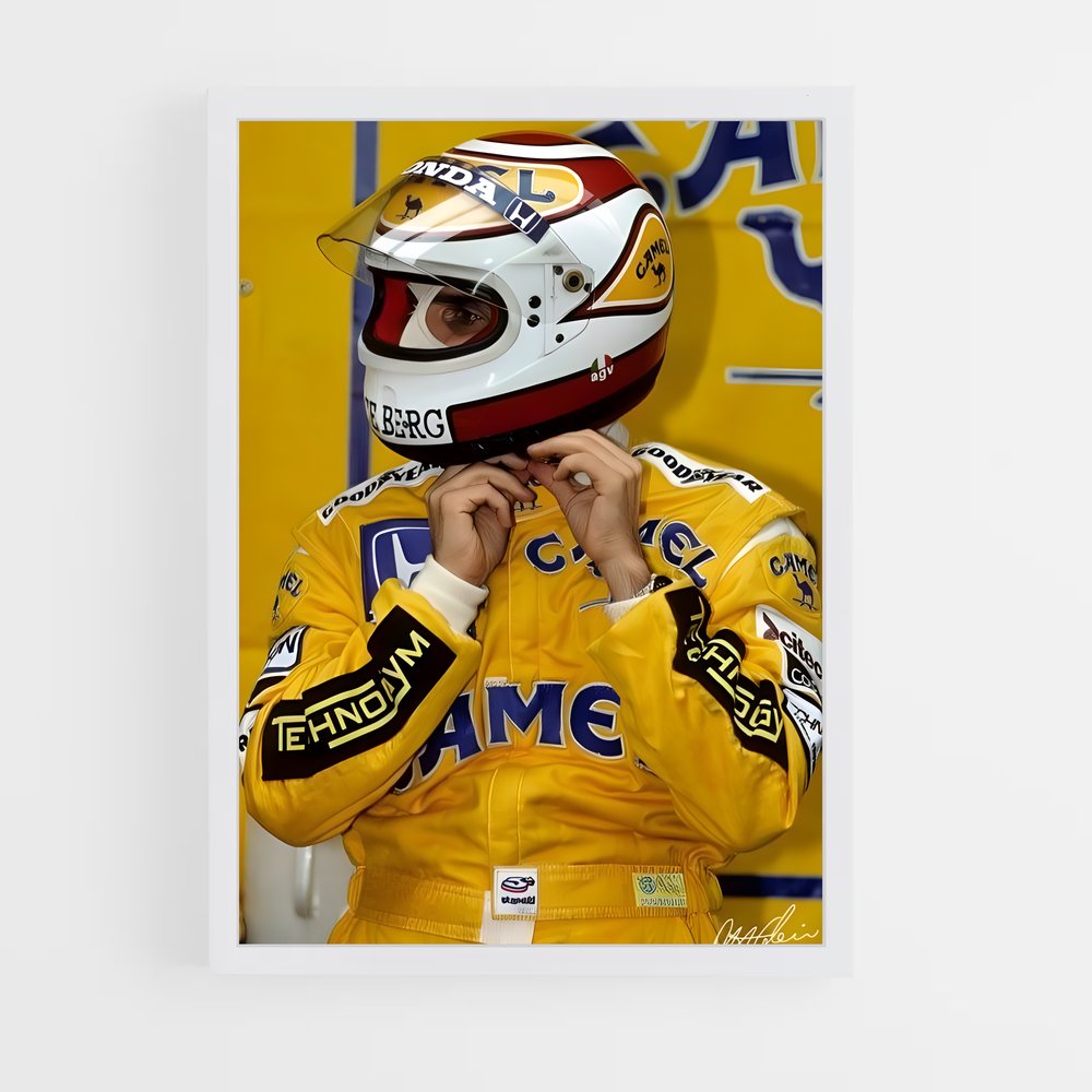 ap-nelson piquet-8 cadre Blanc
