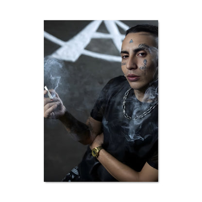Poster Le Fumeur Écorché