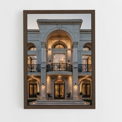 ap-neoclassical architecture-15 cadre Bois foncé