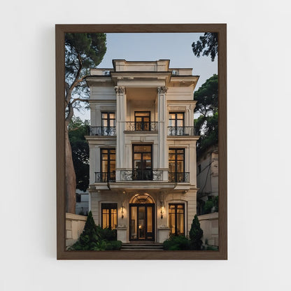 ap-neoclassical architecture-3 cadre Bois foncé