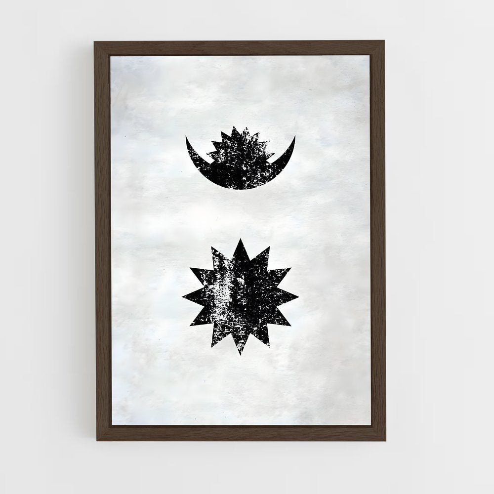 ap-nepal flag-3 cadre Bois foncé