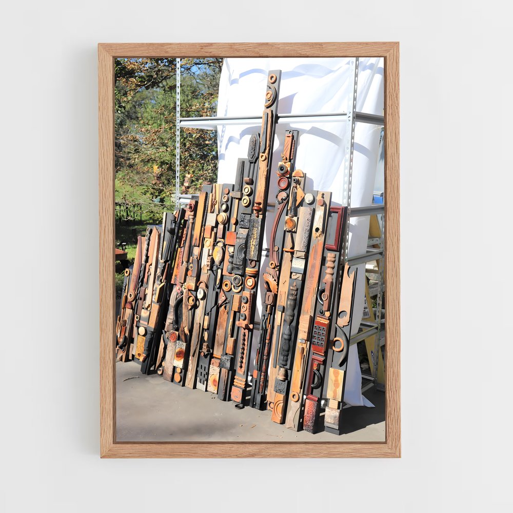 ap-nevelson assemblages-3 cadre Bois clair