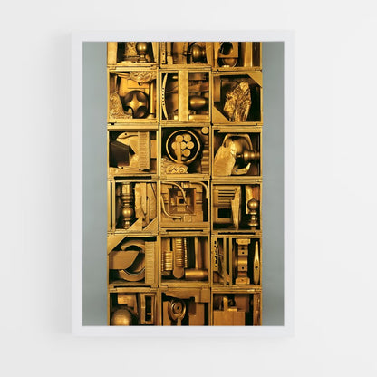 ap-nevelson assemblages-4 cadre Blanc