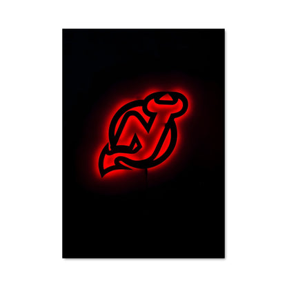 Poster Néon Rouge