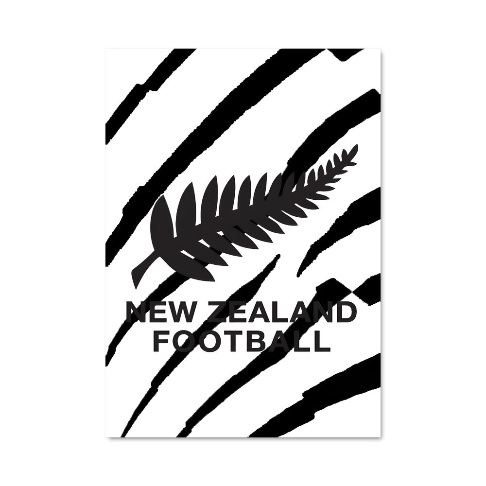 Poster Zebra Football Fever