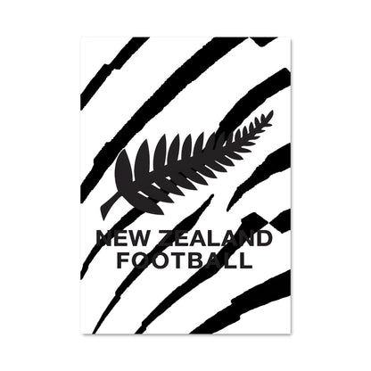 Poster Zebra Football Fever
