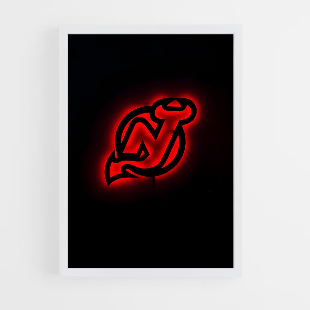 ap-new jersey devils-6 cadre Blanc