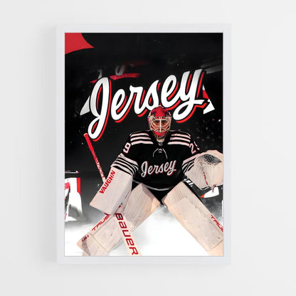 ap-new jersey devils-7 cadre Blanc