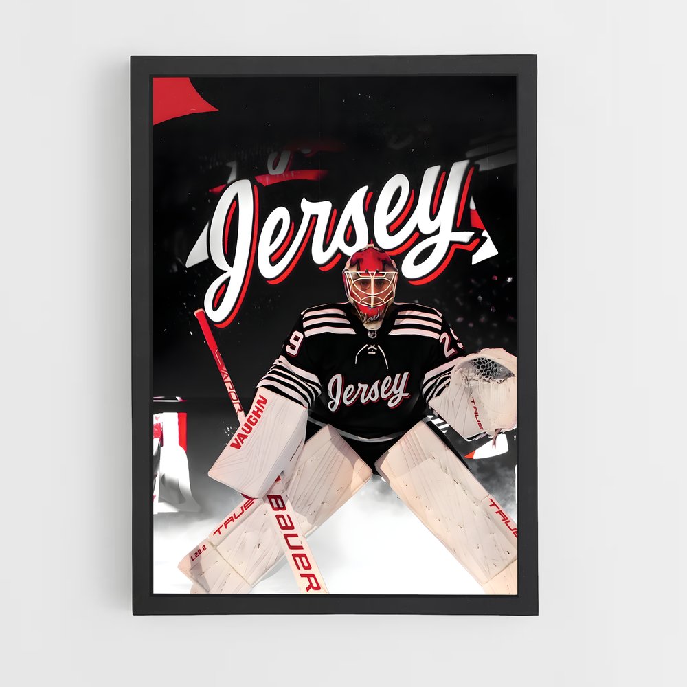 ap-new jersey devils-7 cadre Noir