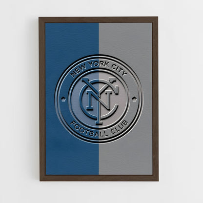 ap-new york city fc-5 cadre Bois foncé
