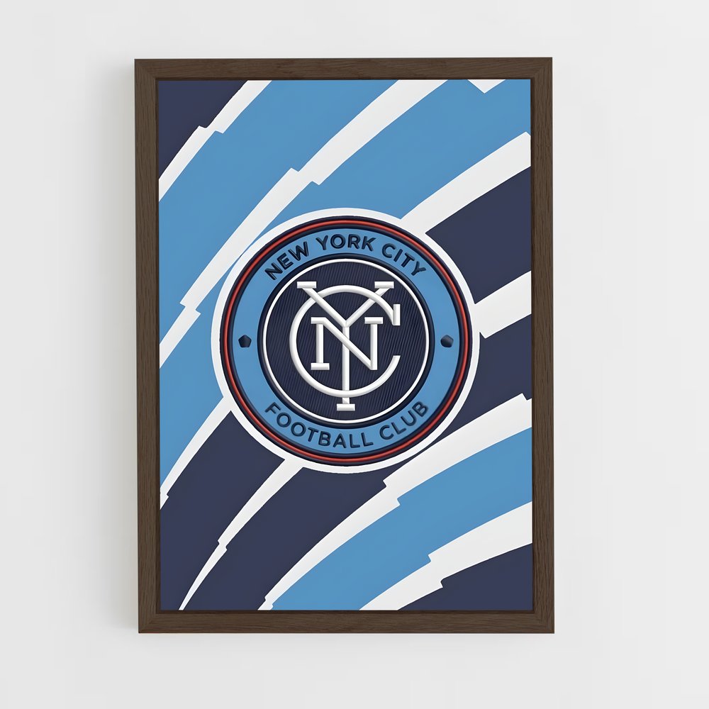 ap-new york city fc-6 cadre Bois foncé
