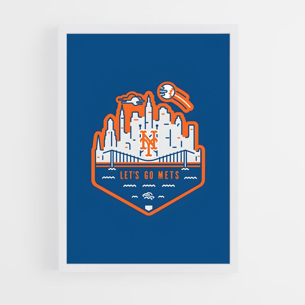 ap-new york mets-10 cadre Blanc