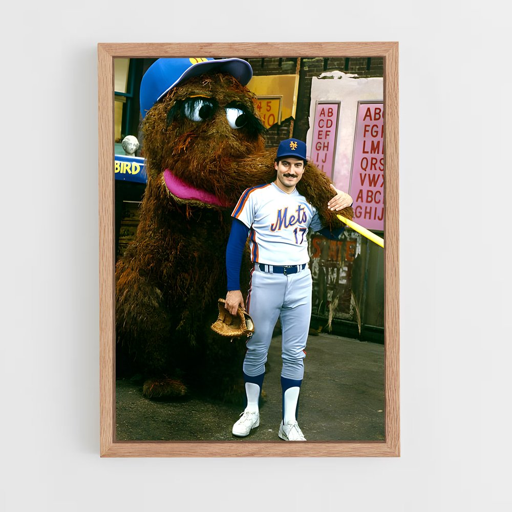 ap-new york mets-3 cadre Bois clair