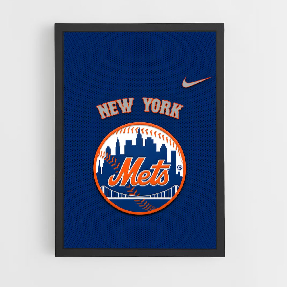 ap-new york mets-4 cadre Noir