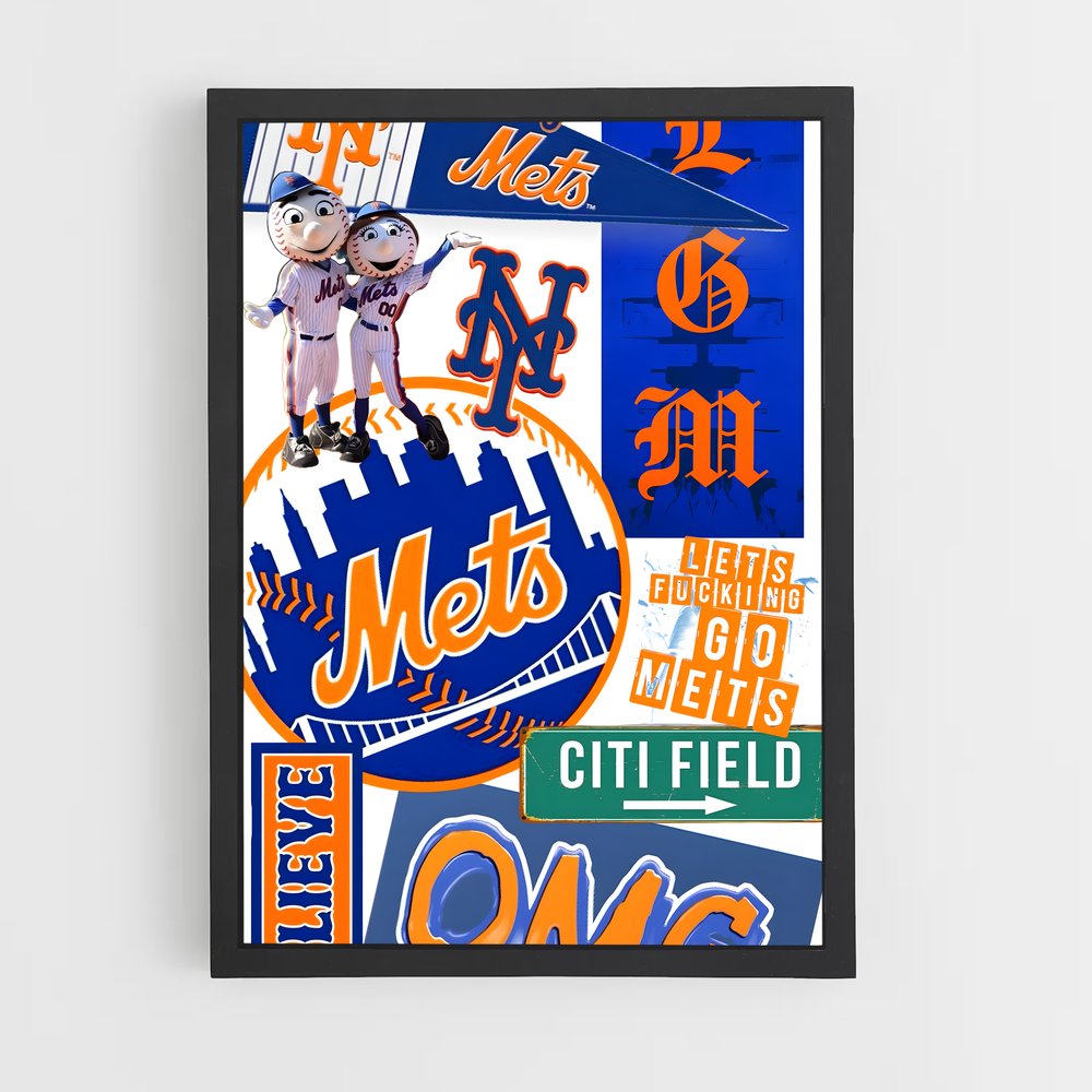 ap-new york mets-5 cadre Noir