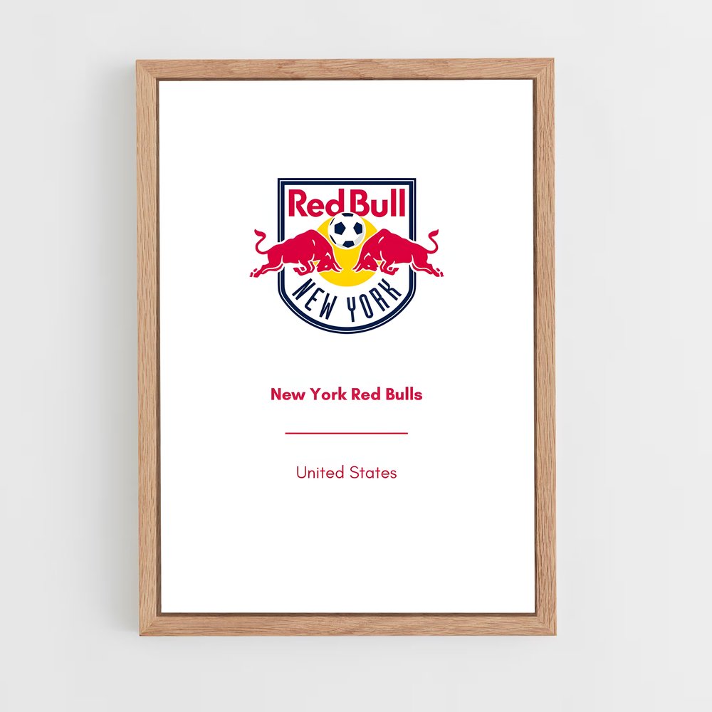 ap-new york red bulls-3 cadre Bois clair