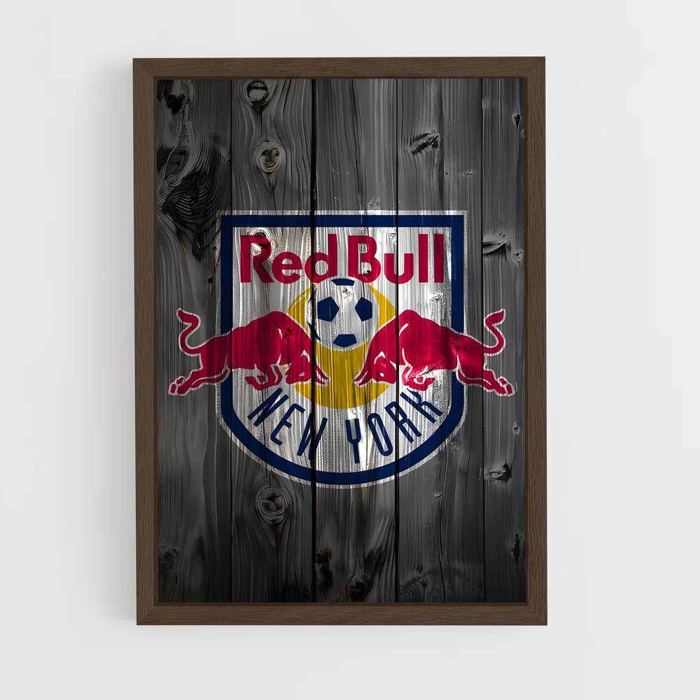 ap-new york red bulls-4 cadre Bois foncé
