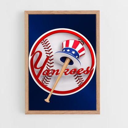 ap-new york yankees-10 cadre Bois clair