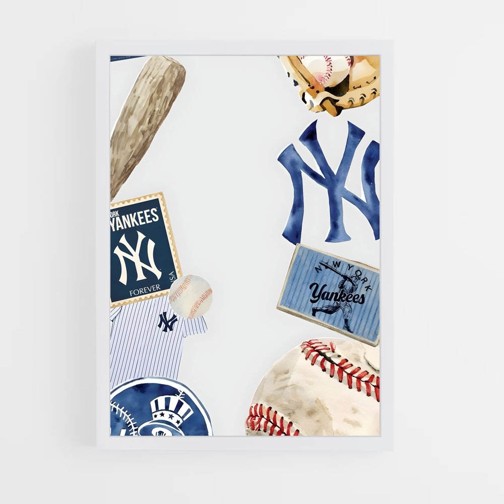 ap-new york yankees-12 cadre Blanc