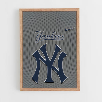 ap-new york yankees-2 cadre Bois clair
