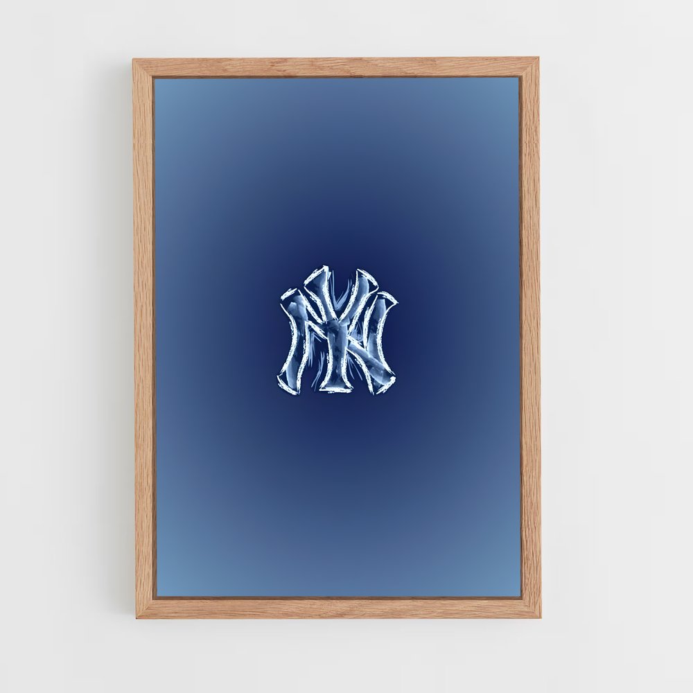 ap-new york yankees-8 cadre Bois clair