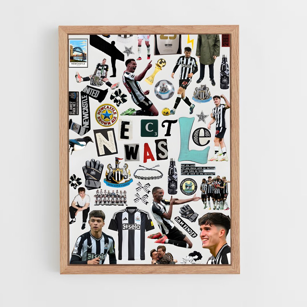 ap-newcastle united fc-1 cadre Bois clair