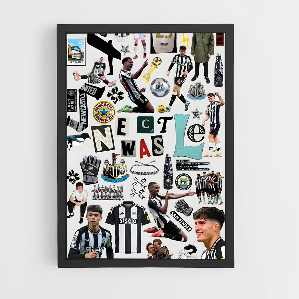 ap-newcastle united fc-1 cadre Noir