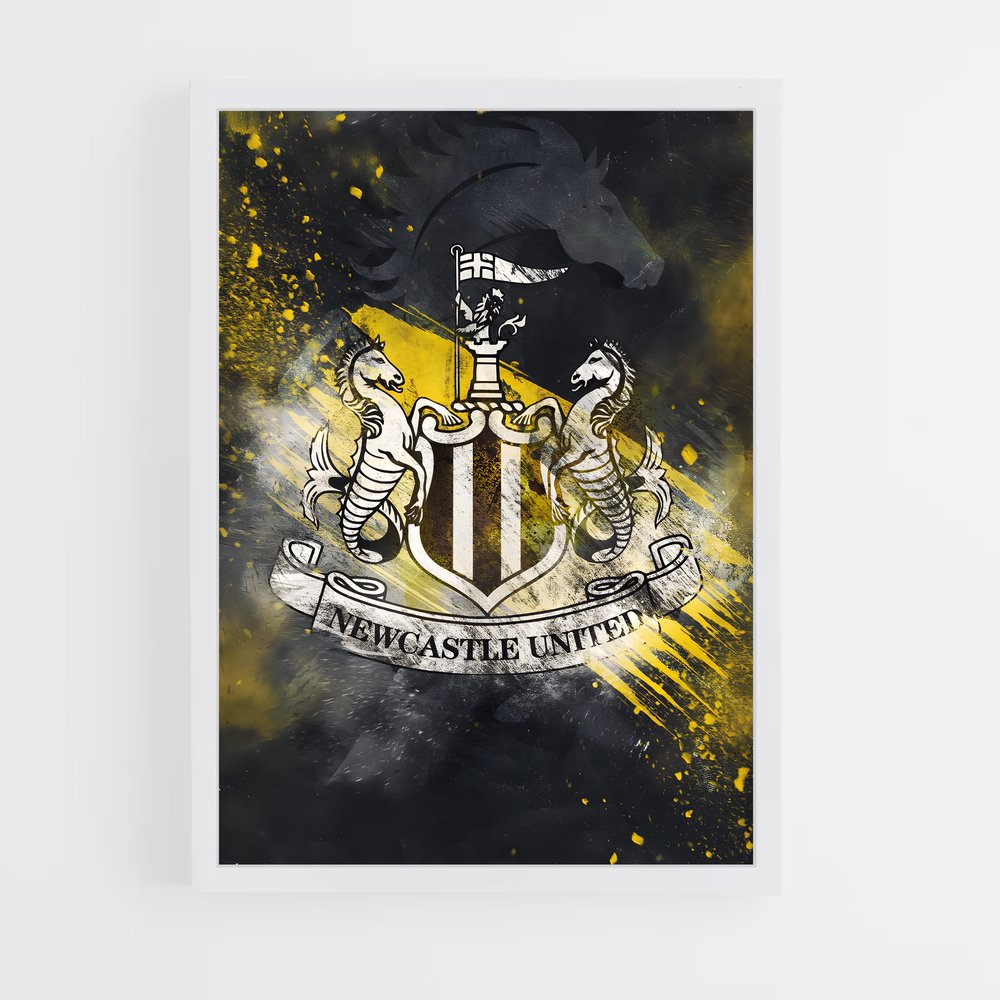 ap-newcastle united fc-6 cadre Blanc