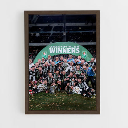 ap-newcastle united fc-8 cadre Bois foncé