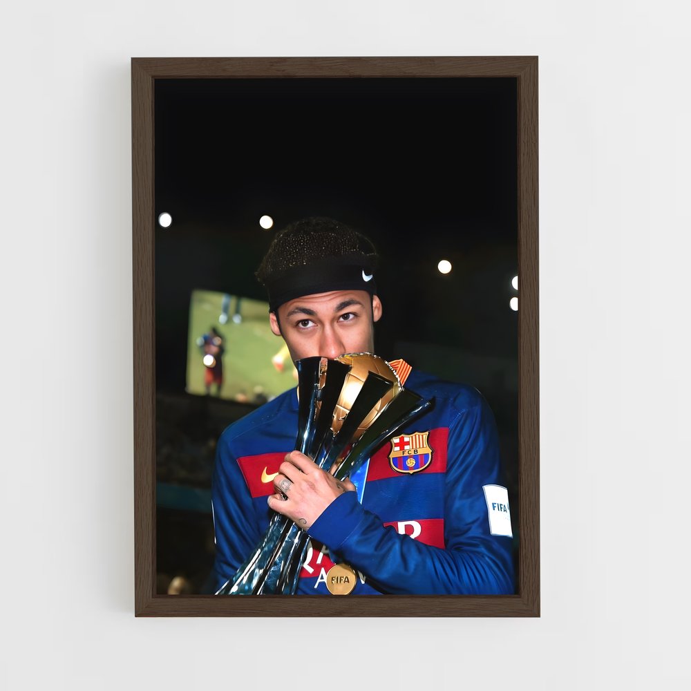 ap-neymar-1 cadre Bois foncé