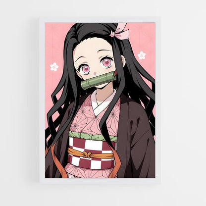 ap-nezuko kamado-1 cadre Blanc