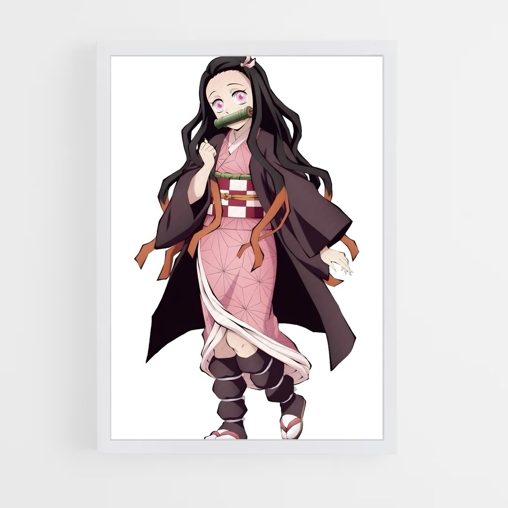 ap-nezuko kamado-5 cadre Blanc