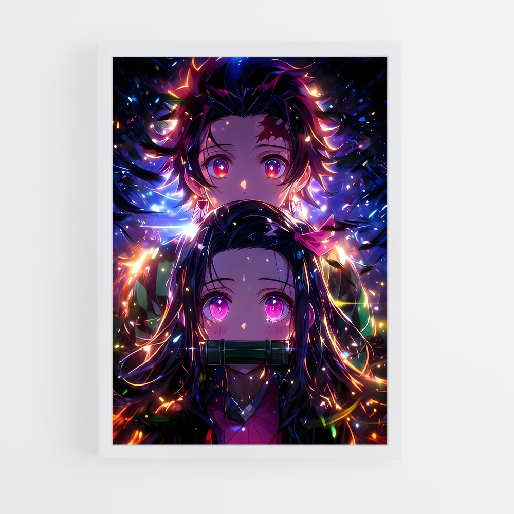 ap-nezuko kamado-6 cadre Blanc