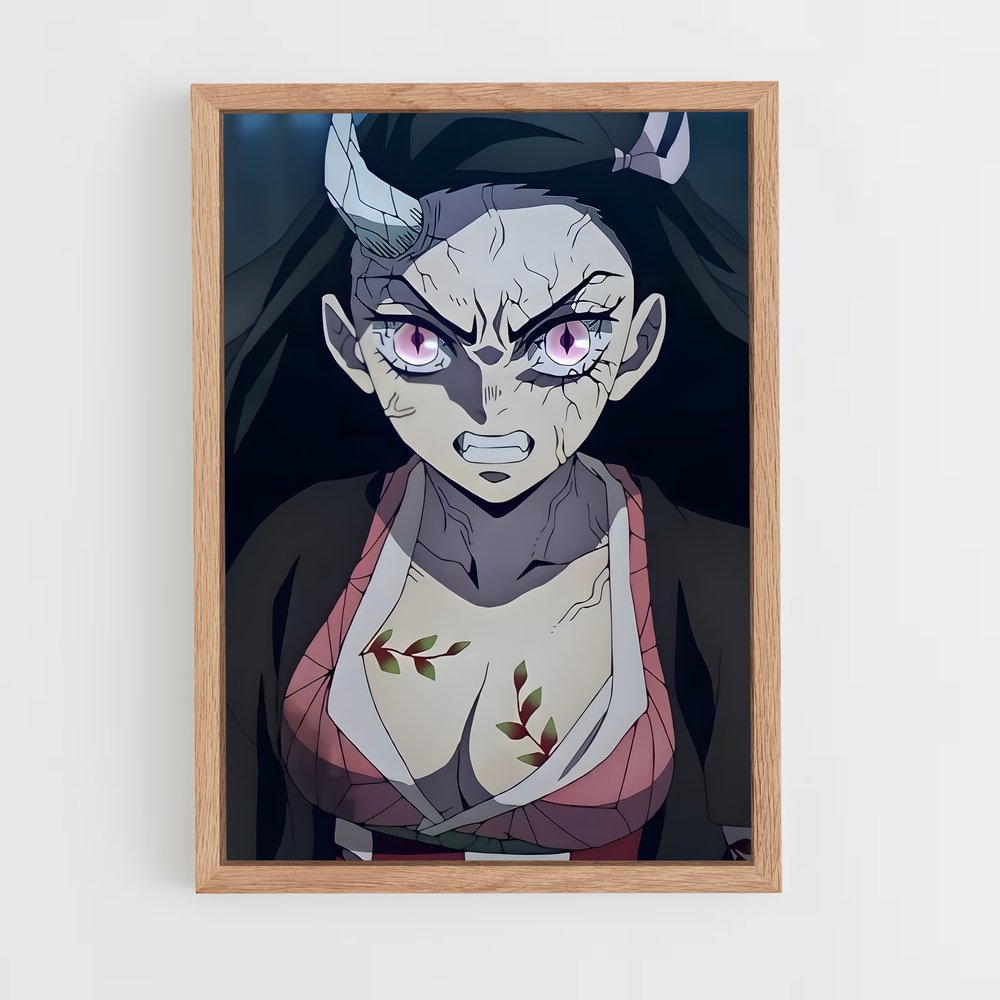 ap-nezuko kamado-7 cadre Bois clair