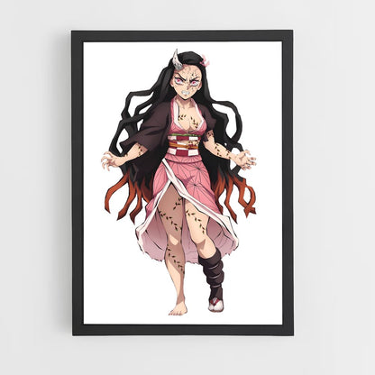 ap-nezuko kamado-8 cadre Noir