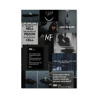 Poster Typographie Évolutive