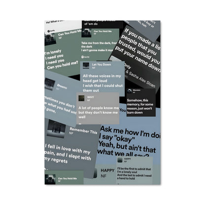 Poster Palette de Papier
