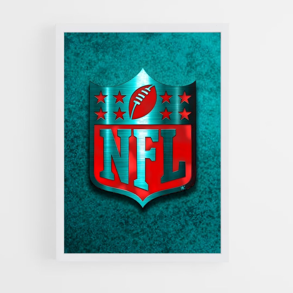 ap-nfl flag-3 cadre Blanc