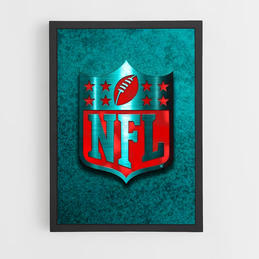 ap-nfl flag-3 cadre Noir