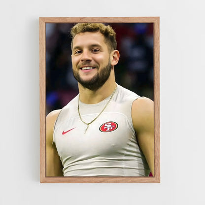 ap-nick bosa-8 cadre Bois clair